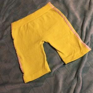 Lime Green Biker Shorts